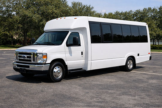 18-passenger minibus available for charter in Delta, UT